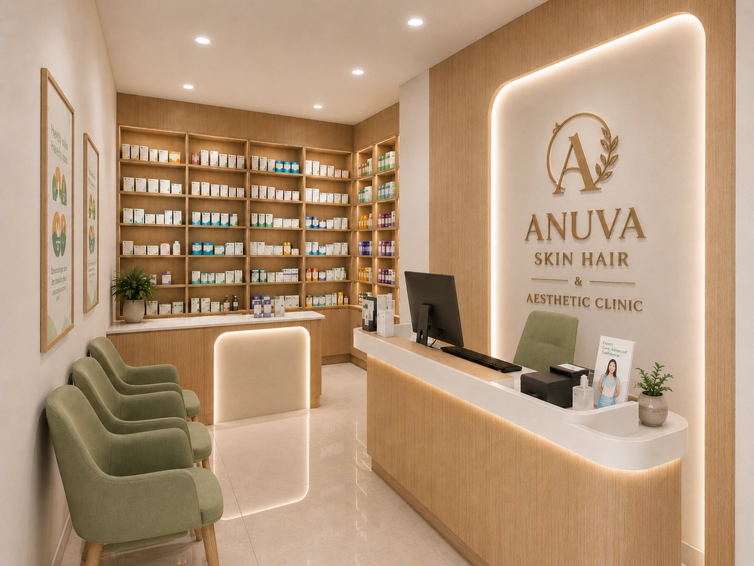 Anushas Clinic interior by Decor Indoors